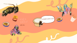 Cute Colorful Illustrative Food Mukbang Youtube Channel Art.png